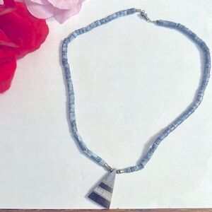 Choker style beaded necklace